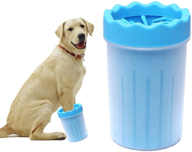 Pet Paw Washer Cleaner For Dog Cat Feet Silicone Grooming Brush Cup