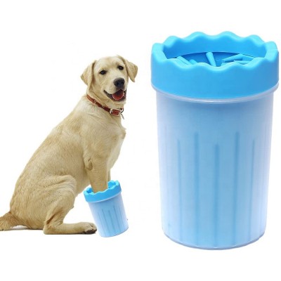 Pet Paw Washer Cleaner For Dog Cat Feet Silicone Grooming Brush Cup